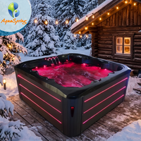 Vente en gros de spas jacuzzi d'extérieur pour 6 personnes avec système Balboa et jets d'hydrothérapie pour centres de villégiature de luxe et spas de jardin