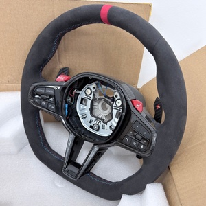 Volante Deportivo Personalizado LCI en Gamuza para <span class=keywords><strong>BMW</strong></span> G20 G30 G80 X3 G01 540i G30 X5 G05 G80 M3 G82 G42 G22, Disponible en Stock - Product Image 2