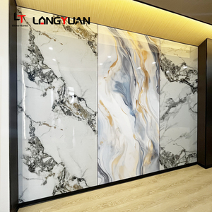 Panel de Pared de Chapa de Madera de Fibra de Carbón de Bambú con Diseño de Mármol Impreso en 3D, Fabricación OEM/ODM - Product Image 1