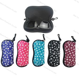Promotion Custom Design Brillen etui Sonnenbrille netui Tasche Neopren Brillen tasche Tasche Tauchmaske Tasche mit Clip - Product Image 6