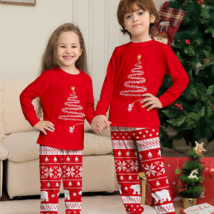 Pijama Vermelho de Natal para Homens, Conjuntos de Roupas para Casais, Pijamas Femininos Combinando para a Família - Product Image 5
