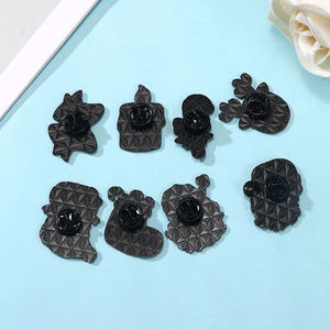 Sming别针圣诞珐琅别针可爱卡通驼鹿雪人翻领徽章父亲圣诞派对礼品胸针定制服装包 - Product Image 5