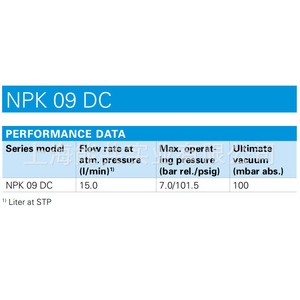 KNF NPK 09 DC 24V DC Piston <b>Pump</b> Low Pressure Electric Motor <b>Pump</b> - Product Image 1