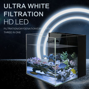 Superwitte Achterfilter Rechte Cilinder Uitlaat Op Maat Geaccepteerd Bureaublad <span class=keywords><strong>Aquarium</strong></span> Zee En Zoet Water Geïntegreerd <span class=keywords><strong>Aquarium</strong></span> - Product Image 2