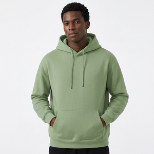 Sudadera con Capucha y Cuentas de Invierno para Hombre, de Algodón |   Tela de Forro Polar Transpirable para Ropa Urbana, Fabricante OEM para Venta al Por Mayor - Product Image 1