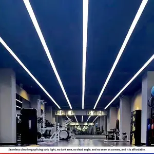 <strong>Billiard</strong> Room <strong>LED</strong> <strong>Light</strong> Rectangular Strip <strong>Light</strong> Frame Special Square Tube <strong>Light</strong> for <strong>Billiard</strong> Halls Ballrooms - Product Image 2