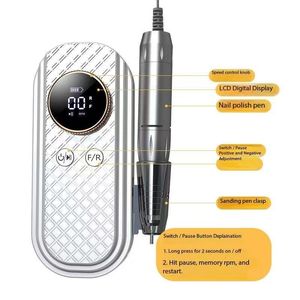 Perceuse à ongles sans fil 35000 tr/min, professionnelle, pour enlever le gel, machine de manucure électrique pour salon, fournitures pour ongles - Product Image 2