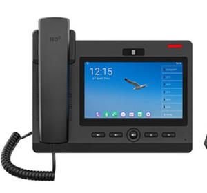 Système d'<span class=keywords><strong>interphone</strong></span> réseau IP VoIP avec écran tactile, hôte vidéo intelligent, liaison de conférence, accès à distance via PoE SIP - Product Image 1
