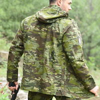 Fabrikgefertigte Wasserdichte Taktische Jacke für Herren, Warme Tarn-Kapuzenjacke aus China Softshell