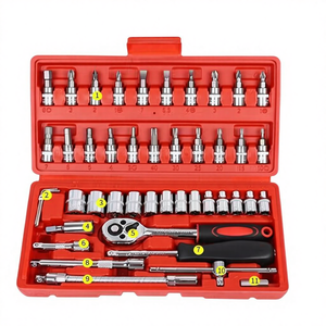 High Carbon Steel Household <b>Hand</b> <b>Tool</b> <b>Set</b> With Ratchet Wrench Hard Case-Rechargeable Battery OEM Customizable Hous - Product Image 4