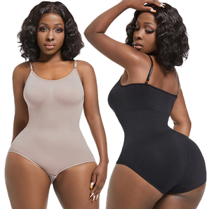 Faja Moldeadora Sin Costuras Tallas Grandes para Mujer, Control de Abdomen, Levantamiento de Glúteos, Body Reductor con Tirantes Ajustables, Corsé al por Mayor - Product Image 1