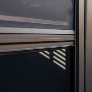 Pergola en aluminium avec rideaux motorisés d'extérieur, ombrage de jardin, volet roulant, écran zippé, pare-vent, pavillon de pergola 3x6 - Product Image 6