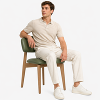 Chaise d'appoint en cuir recouvert de tissu, sur mesure, avec structure en bois massif, pour hôtel commercial, mobilier FF&E, chaise de salle à manger