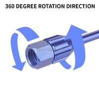 Pistola de Pulverización Eléctrica Profesional sin Aire con Barra de Extensión Giratoria Ajustable, Rotación de 360 Grados, Alta Presión 3600PSI