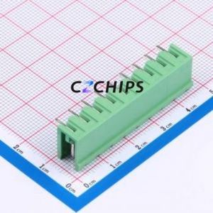 DB2ER-5.0-9P-GN Plug-in Terminal Block P=5mm Connector Board-to-Board / Socket - Open 1x9P 5mm Green - Product Image 2