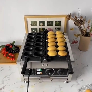 Machine à Gaufres Sphériques <span class=keywords><strong>Prix</strong></span> Usine Offre Spéciale – Machines à Grillades de Boules de Takoyaki Bulle et Boules d'Octopus Très Demandées - Product Image 5