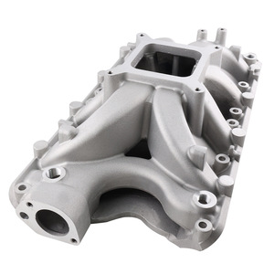 Collecteur d'admission en aluminium Auso-Racing pour moteur Ford 351W, couleur argent, pièce de performance améliorée - Product Image 5