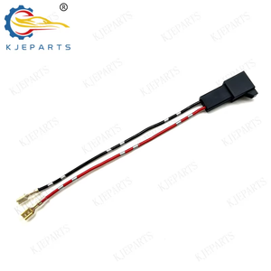 Auto Power 2Pin Adapter Kompletter Kabelbaum Auto lautsprecher kabel Batterie Stroma schluss - Product Image 1