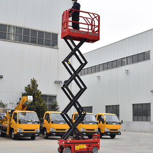 Mini Plataforma Elevadora Eléctrica de Tijera de 4m, 6m, 8m, Elevador Vertical Móvil en Venta - Product Image 3