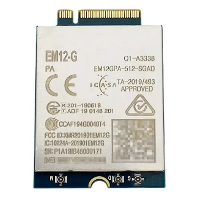Quectel EM12-G Cat-12 LTE-A Pro module EC200 EC25 EM12 600Mbps downlink and 150Mbps uplink peak data rates