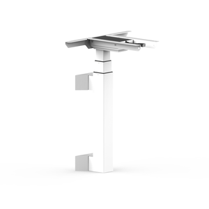 Escritorio ajustable ZGO para ahorrar espacio, 1 pata, mesa <span class=keywords><strong>de</strong></span> ordenador montada en la pared, esquina para escritorio <span class=keywords><strong>de</strong></span> <span class=keywords><strong>oficina</strong></span> en casa, <span class=keywords><strong>muebles</strong></span> <span class=keywords><strong>de</strong></span> <span class=keywords><strong>oficina</strong></span> <span class=keywords><strong>de</strong></span> Metal modernos - Product Image 2