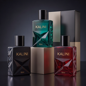 Flacon de <span class=keywords><strong>parfum</strong></span> de luxe en verre carré vide de 50 ml avec pompe à sertir pour <span class=keywords><strong>femme</strong></span>, avec boîte – Vente en gros - Product Image 5