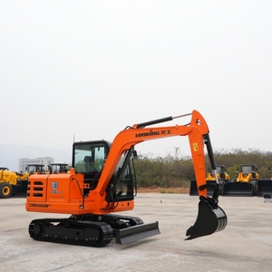 Mini-pelleuse sur chenilles CDM6060W G4 5,8 tonnes, équipement de construction haute efficacité avec moteur de pompe et boîte de vitesses PLC pour travaux routiers - Product Image 3