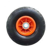 Roues de roulette de pneu de mousse de polyuréthane anti-crevaison de 10 pouces pour l'utilisation de brouette