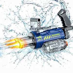 Pistola de Agua Eléctrica <span class=keywords><strong>Gatling</strong></span> de Doble Cañón con Control por Voz Inteligente AI, Tecnología de Vanguardia, Disparo Rápido, Alta Presión y Pulso Giratorio - Product Image 1