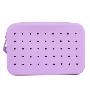 Trousse de toilette de voyage en silicone DIY avec trous, étanche, pour maquillage et cosmétiques - Product Image 5