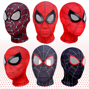 Deluxe Spider Man visiera maschera Cosplay di Halloween per bambini e adulti per feste e Cover in maschera di natale - Product Image 1