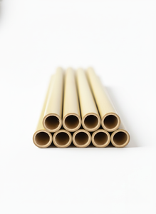 Pajitas Ecológicas Biodegradables y Compostables de Bambú Natural de 250 mm, Sin Empaque, Juego de 4 Piezas, para Bebidas Frías/Calientes - Product Image 2