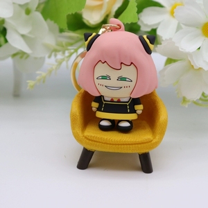 พวงกุญแจยางพีวีซีแบบนิ่มลายการ์ตูนพวงกุญแจยางลายการ์ตูนสำหรับ3D พวงกุญแจยางอะนิเมะ <span class=keywords><strong>spyxfamily</strong></span> อุปกรณ์เสริมพวงกุญแจพีวีซีแบบกำหนดเองได้ - Product Image 3