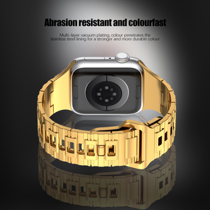 Correa de Silicona Estilo Metálico para <span class=keywords><strong>IWatch</strong></span> Ultra 2 49mm, Correa Deportiva Resistente para Apple Watch 9 8 7 45mm 44mm 41mm 40mm - Product Image 3