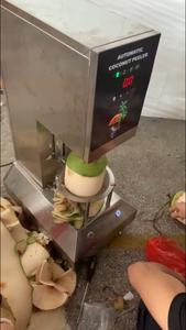 Machine à peler les noix de coco électriques automatique commerciale verte pour jeunes coques, modèle chinois - Product Image 3