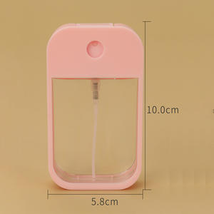 Botella de Perfume de Plástico Colorida de 45 ml con Funda de Silicona, Botella Recargable Portátil, Disponible en Stock, Suministro Directo para Viajes - Product Image 2