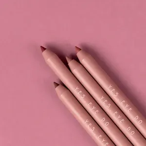 Pensil Garis Bibir Matte Label Pribadi, Perona Bibir Neon Kosmetik Kecantikan Tahan Air Dapat Ditarik Tahan Lama