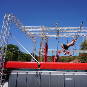 Phiêu lưu công viên Tập Thể Dục Đào Tạo thiết bị tập thể dục giàn cấu trúc cho American NINJA CHIẾN BINH trở ngại khóa học trẻ em người lớn - Product Image 1