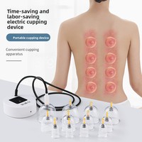 Appareil de ventouses électriques rechargeable par USB, masseur à aspiration sous vide, thérapie multi-points des méridiens, relaxation du corps entier