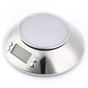 Balance de cuisine électronique en acier inoxydable, fonction de pesage de fruits et pâtisseries, précision 1g, bol, fonction de mesure de température, balance de cuisine numérique 402 4 - Product Image 5