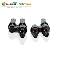 Bluesun Hochwertige Solar-PV-Kabel 4mm Solar-PV-Kabel PV-Steckverbinder Schwarz und Rot Photovoltaik-Gleichstromkabel