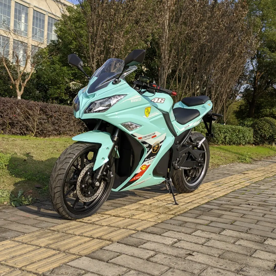 50cc 100cc Eu Road Approval COC High Speed 72v 4000W Electric Racing Motorcycle for Sale