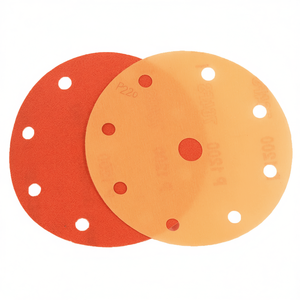 แผ่นกระดาษทรายแบบมีฟิล์มรองรับ ขนาด 220 กริต พร้อมแถบตีนตุ๊กแก - Product Image 2