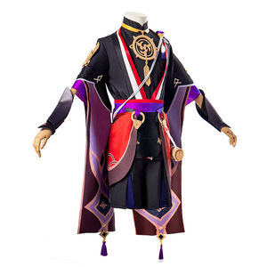 Syqiya Unisex Anime Muichiro Tokito outfit cosplay kostuum heren zwart M (borst 101 cm