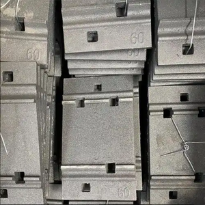 Material ferroviario: Placa de sujeción para rieles, placa base para vías, placa debajo del riel para fijación - Product Image 6