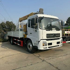 รถเครนไฮดรอลิกบูมตรง Dongfeng จากโรงงานจีน ขับเคลื่อนซ้าย/ขวา ขนาด 6.3 ตัน 8 ตัน สำหรับขาย - Product Image 6