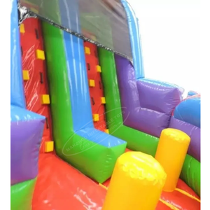 Grand château gonflable interactif gonflable <span class=keywords><strong>junior</strong></span> de parcours d'obstacles de course radicale 5K pour des enfants - Product Image 6