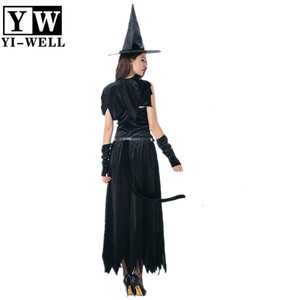 Disfraz de Cosplay de vampiro de Halloween para mujer, vestido de fiesta elegante inspirado en películas y TV para adultos - Product Image 2