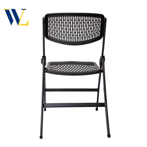 Màu đen simble phong cách thiết kế hiện đại công ty kinh tế có thể gập lại ghế nhựa cho phòng tập thể dục lớp học văn phòng tính năng bền cho các trường học sử dụng - Product Image 2