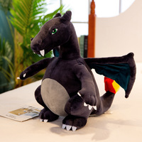 Peluche Dragon de Feu en Gros d'Usine, Adorable Peluche Dragon Volant, Coussin Doux, Jouet Dinosaure Créatif pour Cadeau d'Enfant